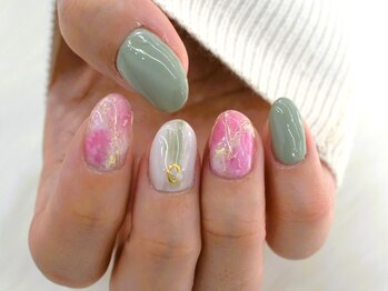 ルキア(Lukia)/◇大理石風◇グリーン春カラー