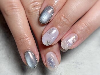 シーン(SHEEN)/ブルー×パープルのニュアンス