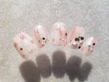 ネイルフロンティア 吉祥寺(NAIL FRONTIER)/縦タイダイ桜8980円～