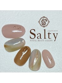 ニュアンスマーブルネイル
