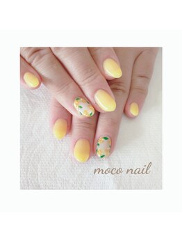 モコネイル(moco nail)/☆ワンカラー2本アート☆
