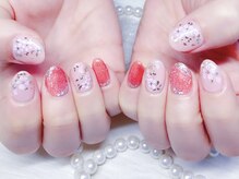 キラキラネイル 川口 南鳩ヶ谷店/桜デザイン
