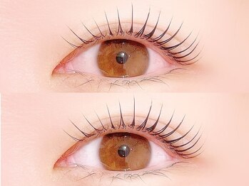 ディーエル ビューティー 表参道店(DL BEAUTY)の写真/【話題のマスカラパーマ導入★】自己主張しすぎない可愛らしい目元に仕上げます♪[表参道店]