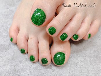 ノアブルーバードネイルズ(Noah' bluebird .nails)/カラーが可愛いフラッシュネイル