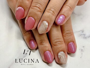 ネイルスタジオ ルキナ(LUCINA)/T-096 ブライダルネイル