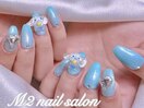 ブルーシナモンネイル