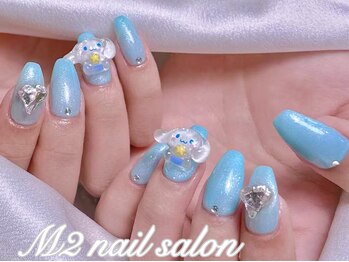 エムズ ネイルサロン(M2)/ブルーシナモンネイル