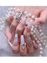 クイーンズビューティーサロン 新宿本店(Queen's beauty salon)/チップ長さ出し10本やり放題