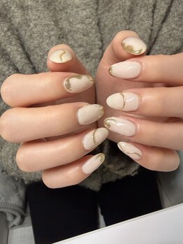 美フレイヤ 四条烏丸店(美FREYJA)/ミラーネイル