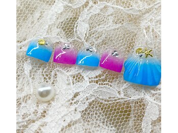 ナインナインティ(NINE90)/夏ネイル・フット
