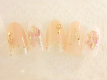 ネイルサロン ロゼオ(Nail salon Roseo)/■渋谷>8990円/塗りかけシェル