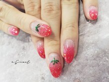 エスネイル(eSnail)/ぷくぷくいちごネイル