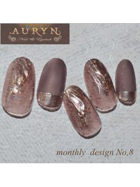 11月限定monthly  design No,8