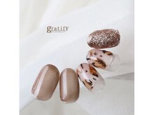 グラティフィー なかもず店(gratify)/【大人レオパードネイル】