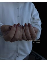トワ(0108)/One color nail