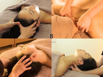 オクタボー 南青山店(OCTAVO)の写真/頭痛でたるみ…。原因は肩&頭のコリによる酸素不足。ヘッド×背面マッサージで、自律神経/小顔/不眠まで◎