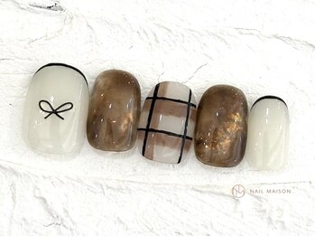 ネイルメゾン 池袋店(NAIL MAISON)/もやもやチェック¥7800