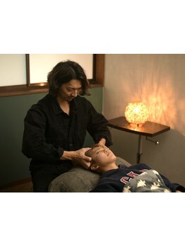 ヘッドスパで癒されたい