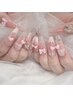 【Hand】チップ長さ出し10本＋アートやり＋パーツつけ放題￥10980