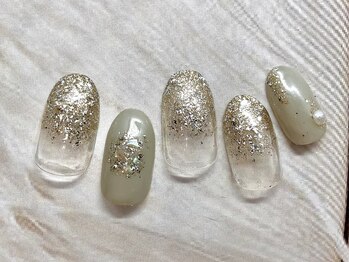 エブロマリン 湘南台店(evromarine)/3月定額グリッターデザイン