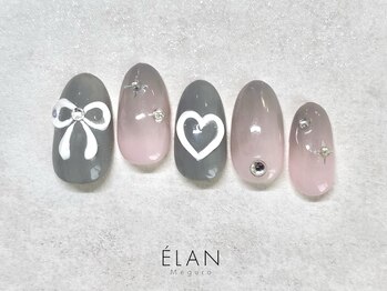 エラン メグロ(ELAN Meguro)/ピンク×グレー