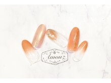 アモウズ(Amouz)/定額【テーマ:オレンジネイル】3