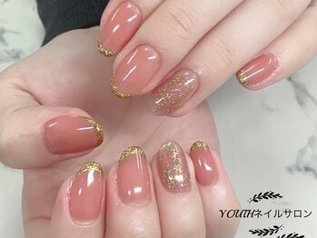 ユース ネイルサロン(YOUTH)の写真/【定額コース￥5990】毎月のおしゃれを楽しんでほしい!通いやすいコスパ◎オフィスネイルにもおすすめ★