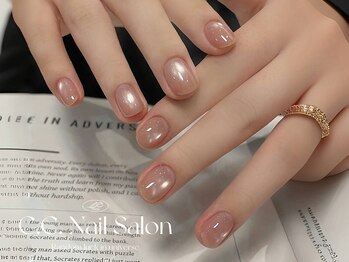 シーシーネイルサロン 池袋(C.C.Nail salon)/マグネットネイル　ワンカラー