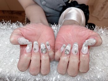 レアネイル 新宿(le'a nail)/マグネットフレンチネイル