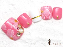 ピンクフラワーフット　10480円