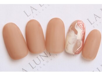ラルナ ネイルアンドアイラッシュサロン(LA LUNA nail & eyelash salon)/22年9月10月◇定額ナチュラル◇