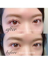 マロウアイラッシュ(mallow eyelash)/before/after【まつげパーマ】