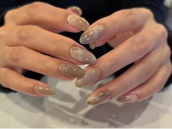 アイネイルズ 梅田店(I nails)/マグネットニュアンス¥9700