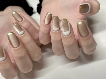 シピ ネイル(Chipi Nail)/マットぷるマグ×ニュアンス