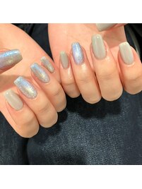 ワンカラー＆マグネットネイル