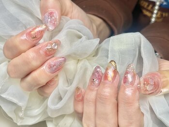 ベリール 渋谷(Belire)の写真/削らないパラジェル【自爪を傷めず簡単オフ】韓国ネイル/トレンドパーツ豊富*話題の耳つぼジュエリーも◎