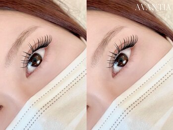 アヴァンティア(AVANTIA)の写真/圧倒的な華やかさと可愛さ!人気の【上限なしつけ放題】は唯一無二のお目元に★フラット/ボリュームラッシュ