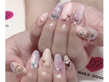 シェリーメイ ダッフィネイル Pg ネイルサロン ネイルズゴーゴー 渋谷店 Nailsgogo のフォトギャラリー ホットペッパービューティー