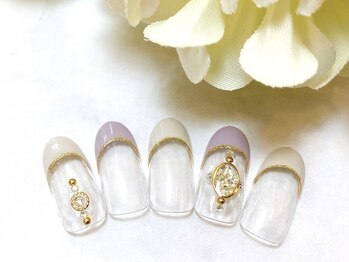 ネイルグラマラス 西新井店/《パラジェル》フレンチ西新井f2