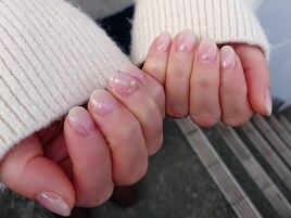 雪の結晶ネイル