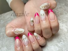 ダズル(dazzle)/ニュアンス夏ネイル