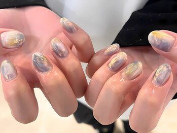 ビューティービースト フォー ネイルアンドアイラッシュ 松浜店(beauty:beast)/ニュアンスマーブル☆