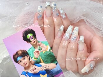 プティネイル 池袋(Puty Nail)/メンカラさくらんぼネイル