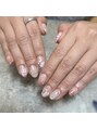 ネイルビート(NAIL BEAT)&nbsp;手描きフラワーネイル*'桜風です(*^^*)
