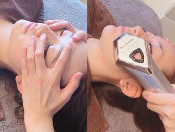 ビベル 八木店(Bebelle)の写真/寝てしまうほど心地のよい頭蓋骨小顔矯正☆小顔矯正＋小顔マッサージで自分をいたわる６０分間