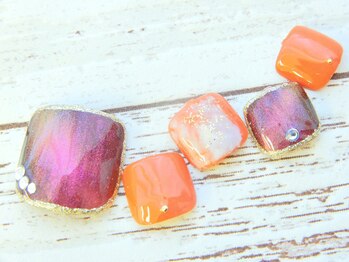 ネイルサロン ドルチェネイル 柏店(Dolce.Nail)/フットデザインコース☆足湯付き