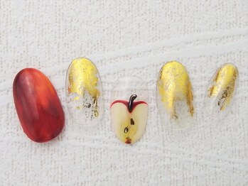 ネイルズガッシュ 武蔵小山店(NAILsGUSH)/*りんごネイル*