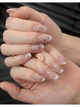 ルビー(RUBY)/(Hand) フレンチネイル　¥5200