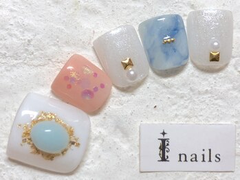 アイネイルズ 新宿店(I nails)/フェミニンストーン