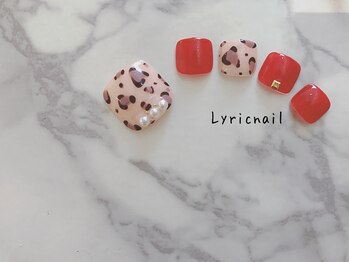 リリックネイル 本八幡店(LyricNail)/★フット★ヒョウ柄ネイル